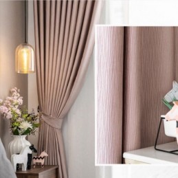 Home Curtain Made to Measure Curtain Nordic Style Solid Color