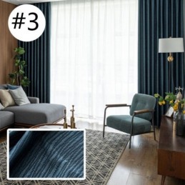 Home Curtain Made to Measure Curtain Nordic Style Solid Color