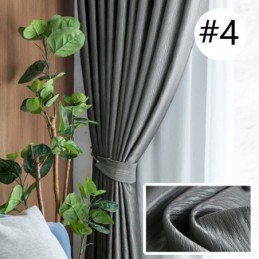 Home Curtain Made to Measure Curtain Nordic Style Solid Color