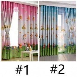 Cartoon Blackout Curtain Made to Measure Curtain Winnie the Pooh Print Curtains For Kids Room