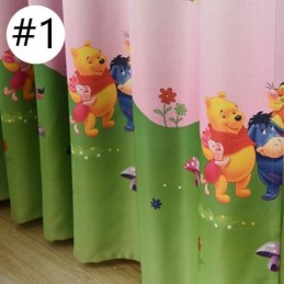 Cartoon Blackout Curtain Made to Measure Curtain Winnie the Pooh Print Curtains For Kids Room