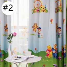 Cartoon Blackout Curtain Made to Measure Curtain Winnie the Pooh Print Curtains For Kids Room