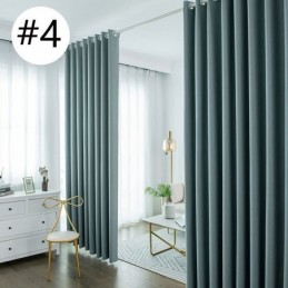 Luxury Linen Blackout Curtains Solid Color Curtain Made to Measure Curtain For Bedroom Living Room