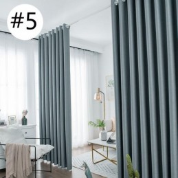 Luxury Linen Blackout Curtains Solid Color Curtain Made to Measure Curtain For Bedroom Living Room