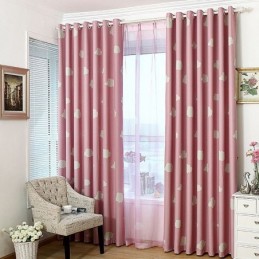 Blackout Curtain Made to Measure Curtain Cloud Pattern Window