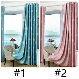 Blackout Curtain Made to Measure Curtain Cloud Pattern Window