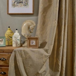 Retro Semi Blackout Curtain Made to Measure Curtain Precision Jacquard Living Room