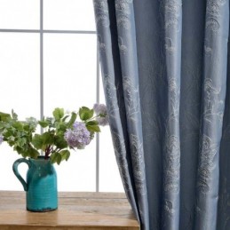 Retro Semi Blackout Curtain Made to Measure Curtain Precision Jacquard Living Room