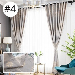 Trees Print Curtain Made to Measure Curtain Set Linen Textured Window Drapes For Bedroom