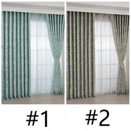 American Pastroal Blackout Curtains Bird Print Curtain Made to Measure Curtain For Living Bedroom