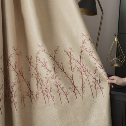 Botanical Print Curtain Made to Measure Curtain Thermal Insulated Energy Efficient