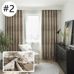 Botanical Print Curtain Made to Measure Curtain Thermal Insulated Energy Efficient