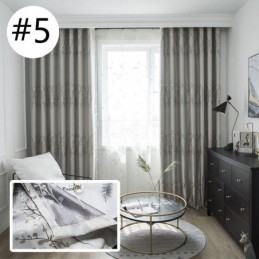 Botanical Print Curtain Made to Measure Curtain Thermal Insulated Energy Efficient