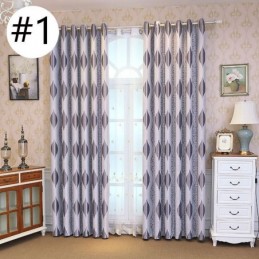 Nordic Max Blackout Curtain Made to Measure Curtain Vine Jacquard Printed For Bedroom