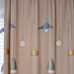 High Grade Embroidered Chandelier Window Curtain Made to Measure Curtain For Living Room