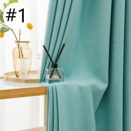 Modern Solid Color Curtains Blackout Curtain Made to Measure Curtain Drape For Living Room Brdroom
