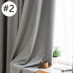Modern Solid Color Curtains Blackout Curtain Made to Measure Curtain Drape For Living Room Brdroom