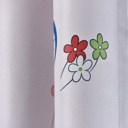 Doraemon Printed Blackout Curtain Made to Measure Curtain Window Drapes For Children Room