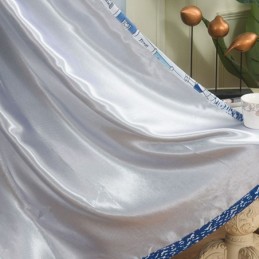 New Castle Printed Curtains European Window Drapes For Living Bedroom