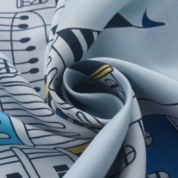 New Castle Printed Curtains European Window Drapes For Living Bedroom