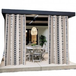 Waterproof Outdoor Curtains Heat Blocking Curtain Made to Measure Curtain For Patio Pergola Porch
