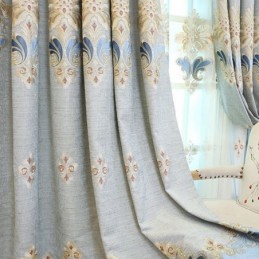 Chenille Curtain Made to Measure Curtain Europe Style Window Treatment