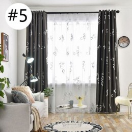 Blackout Curtain Made to Measure Curtain Nordic Style Character Pattern