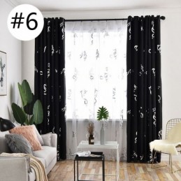 Blackout Curtain Made to Measure Curtain Nordic Style Character Pattern