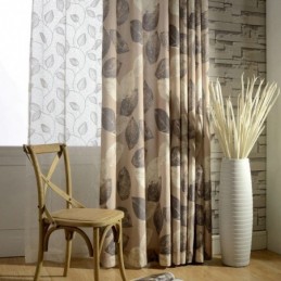 Environmental Protection Curtain Made to Measure Curtain Cotton and Hemp Ventilation Printing Window Treatment