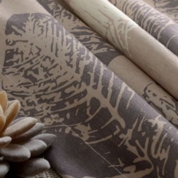 Environmental Protection Curtain Made to Measure Curtain Cotton and Hemp Ventilation Printing Window Treatment