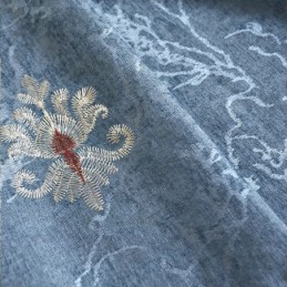 Chenille Curtain Made to Measure Curtain Europe Style Window Treatment Living Room