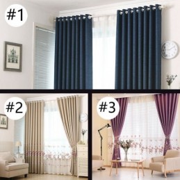 Blackout Curtain Made to Measure Curtain Minimalist Embroidery