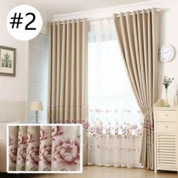Blackout Curtain Made to Measure Curtain Minimalist Embroidery