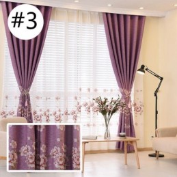 Blackout Curtain Made to Measure Curtain Minimalist Embroidery