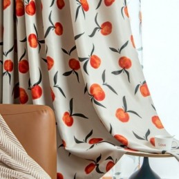 Blackout Curtain Made to Measure Curtain Fruit Print Window