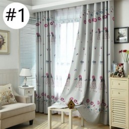 Cartoon Girl Print Curtain Made to Measure Curtain Children'S Room Thermal Insulated Blackout