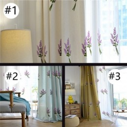 Cotton Linen Curtain Made to Measure Curtain Minimalist Embroidery