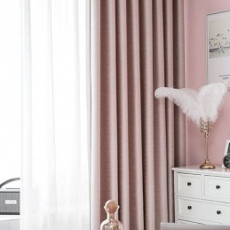 Home Curtain Made to Measure Curtain Nordic Style Solid Color