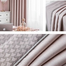 Home Curtain Made to Measure Curtain Nordic Style Solid Color