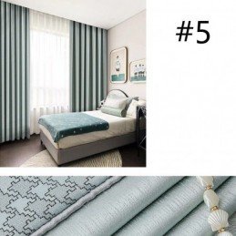 Home Curtain Made to Measure Curtain Nordic Style Solid Color