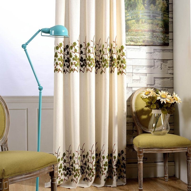 Modern Curtain Made to Measure Curtain Cotton Linen Fresh Minimalist