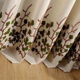 Modern Curtain Made to Measure Curtain Cotton Linen Fresh Minimalist