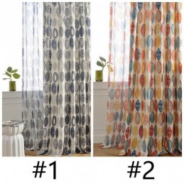 Modern Curtain Made to Measure Curtain Cotton Circle Print
