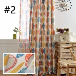 Modern Curtain Made to Measure Curtain Cotton Circle Print