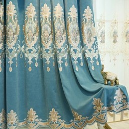 Home Curtain Made to Measure Curtain European Style Embroidery