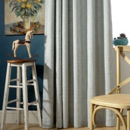 Nordic Curtain Made to Measure Curtain Minimalist Cotton Linen Solid Color