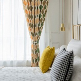 Modern Curtain Made to Measure Curtain Honeycomb Pattern Home