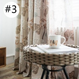 Modern Curtain Made to Measure Curtain Cotton Print Trees