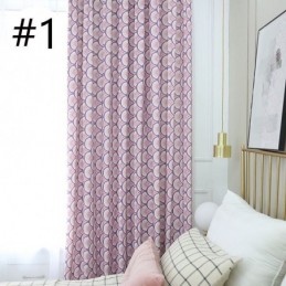 Modern Curtain Made to Measure Curtain Cotton Fish Scales Pattern