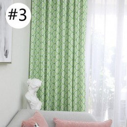 Modern Curtain Made to Measure Curtain Cotton Fish Scales Pattern